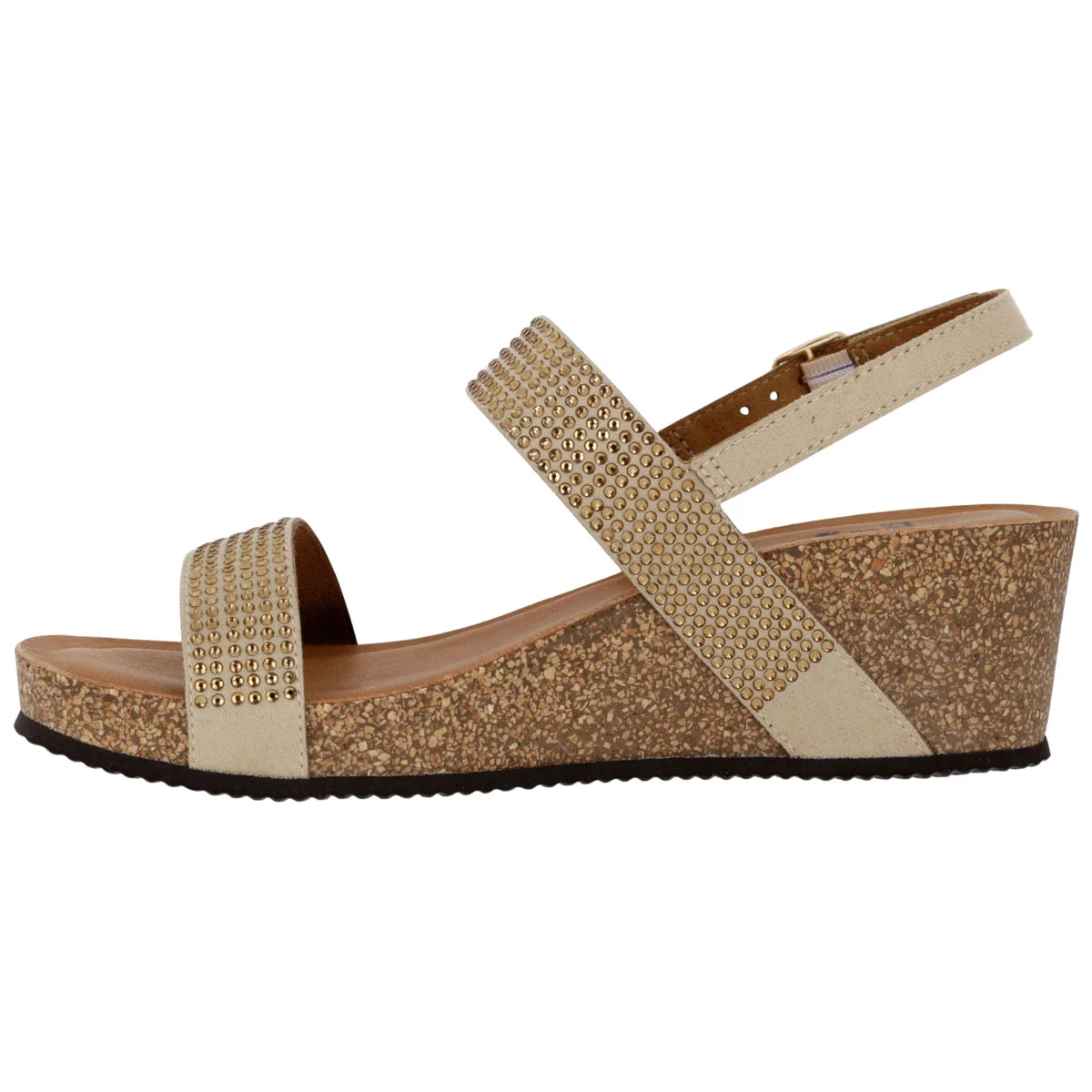 Sandalo Sabatini Diamond 4361 Beige – vista laterale sinistra