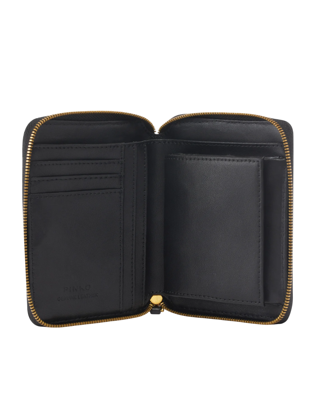 Pinko portafogli Taylor in pelle chevron nero