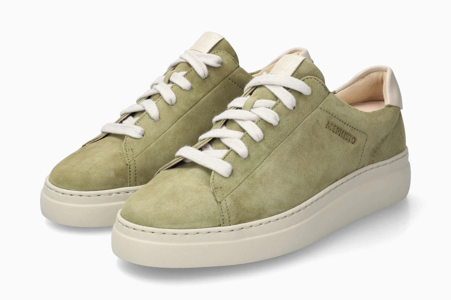 Mephisto Dotty – Sneaker Donna in Nabuk Verde con Plantare Estraibile