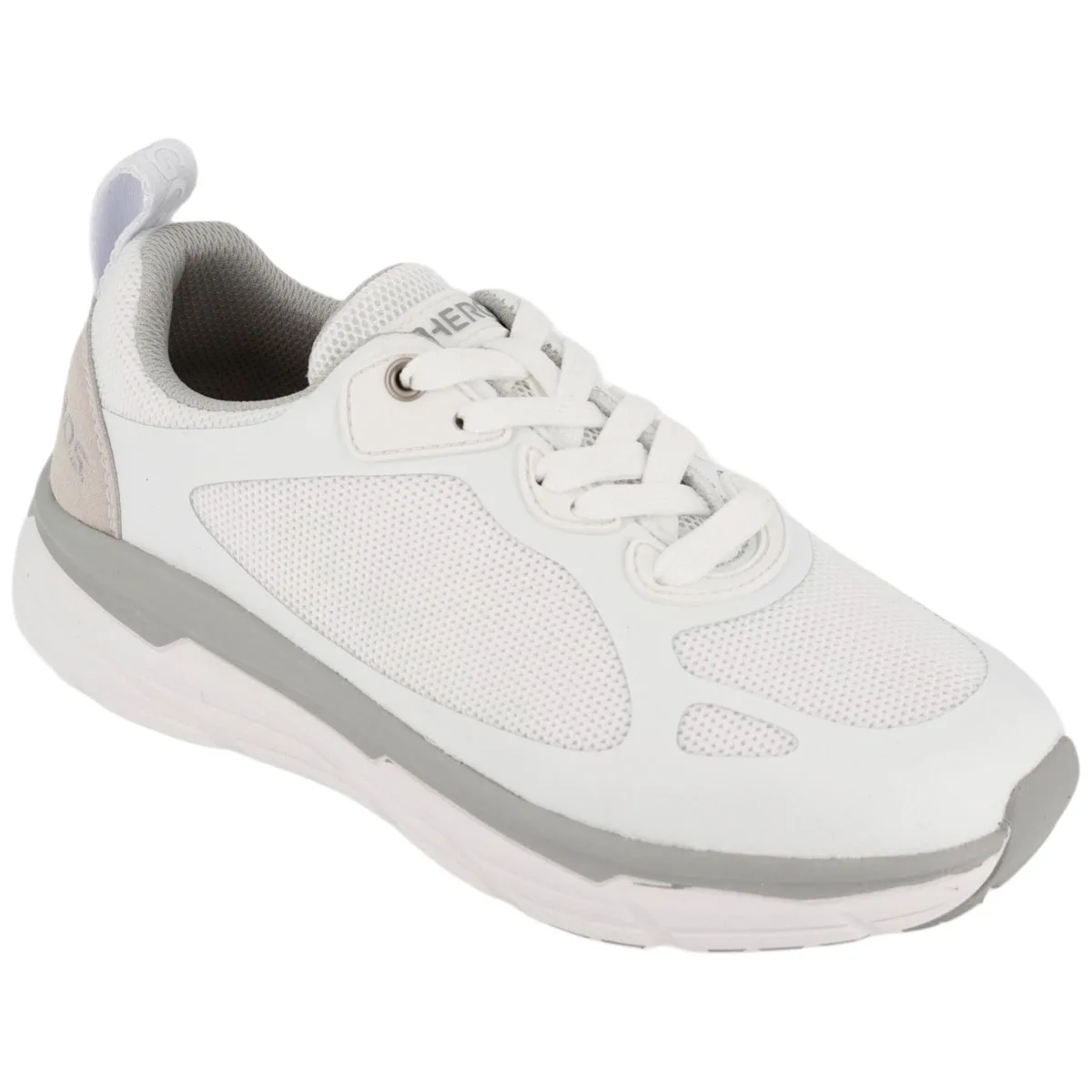 Sneaker Donna Hergos Hong Kong – Ultraleggera Tessuto Bianco | Suola Ergonomica