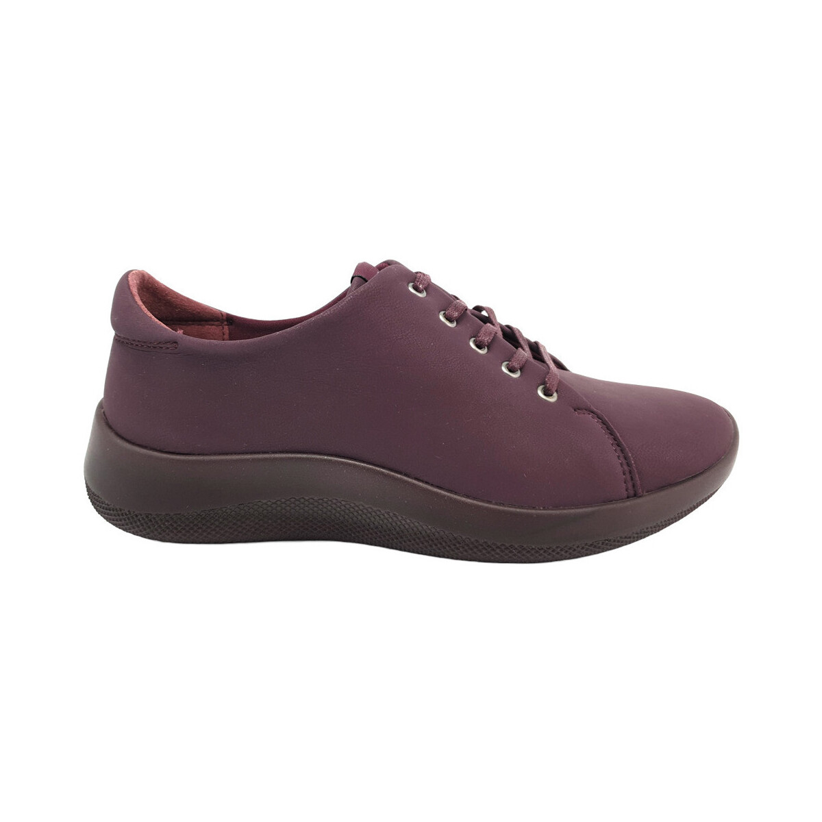 Sneaker donna bordeaux Arcopedico Daintree, vista laterale esterna