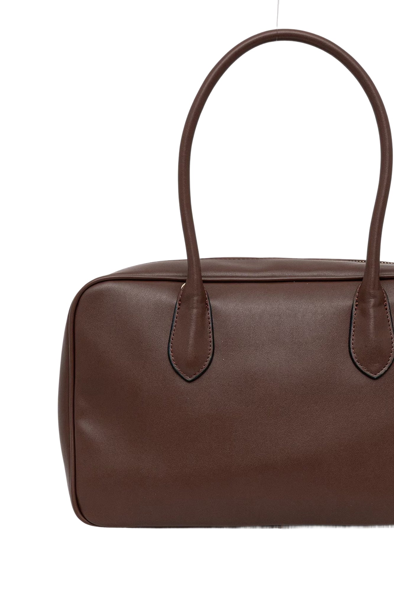 TWINSET Borsa Donna a Mano Bauletto Marrone con Tracolla Regolabile