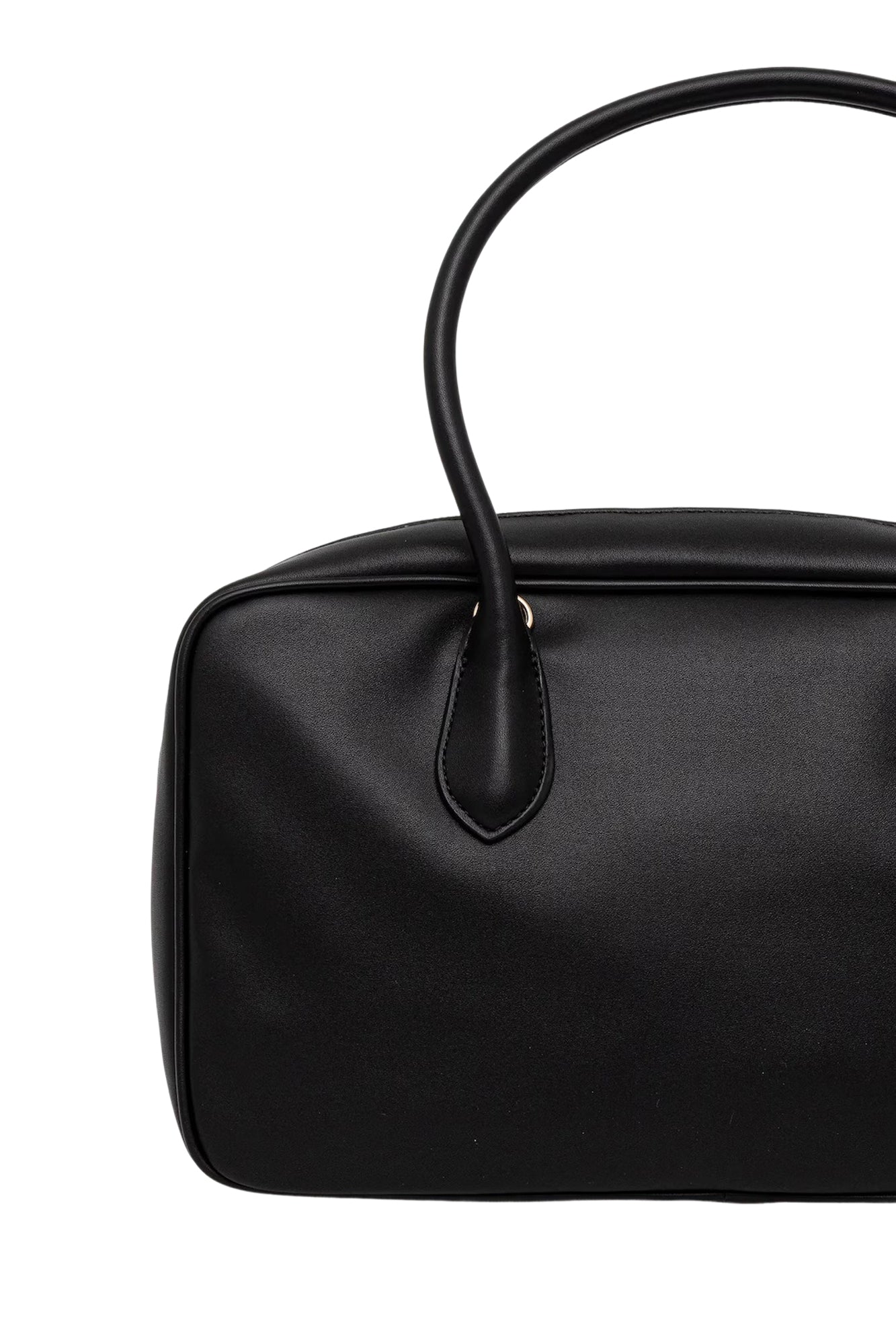 TWINSET Borsa Donna a Mano Bauletto Nero con Tracolla Regolabile