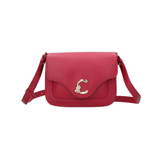 COCCINELLE Borsa Donna a Tracolla Rossa, In Vera Pelle, C-Me Small