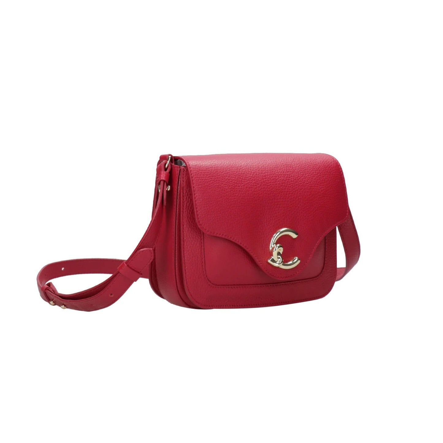 COCCINELLE Borsa Donna a Tracolla Rossa, In Vera Pelle, C-Me Small