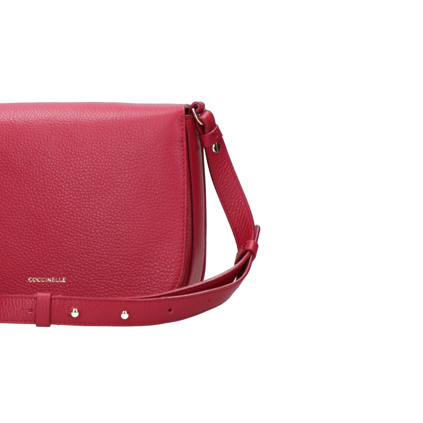 COCCINELLE Borsa Donna a Tracolla Rossa, In Vera Pelle, C-Me Small