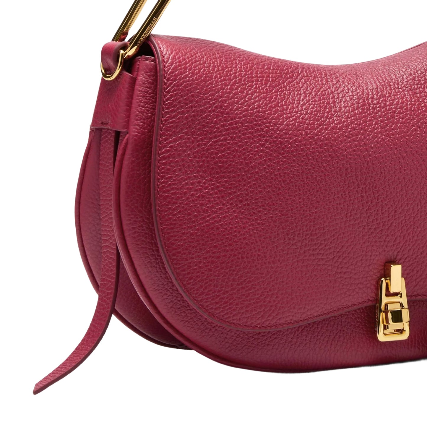 COCCINELLE Borsa Donna a Mano con Tracolla Rossa, In Vera Pelle, Magie Soft