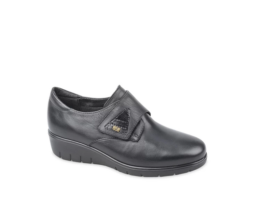 Valleverde Scarpa Nera con Velcro