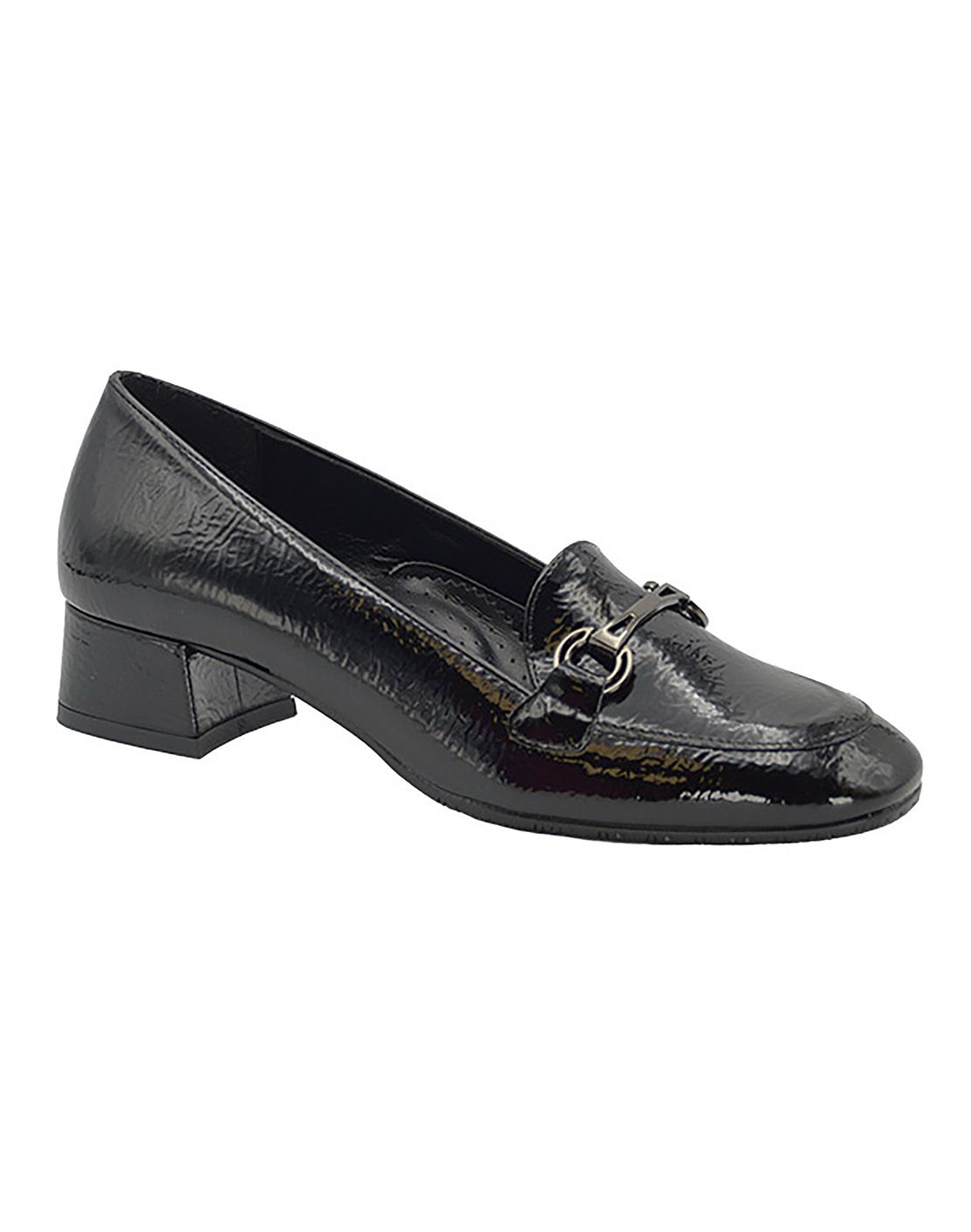 Stiledivita mocassino con morsetto in naplak nero 9256