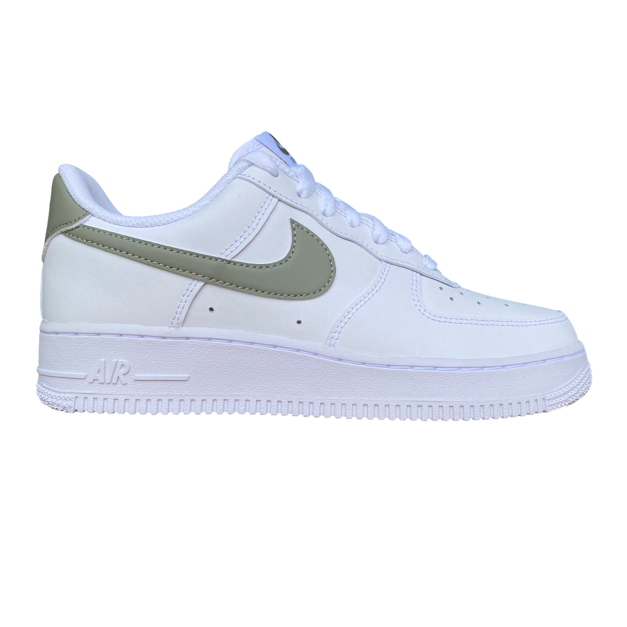 Nike FJ4146-116 Air Force 1 '07 Bianco-Verde - Sneakers Uomo Iconiche