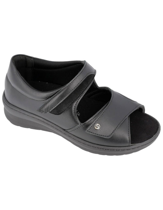 S3200 - Scarpa ortopedica con calzata ampia e comoda - Galaxy/Nappaelast Nero