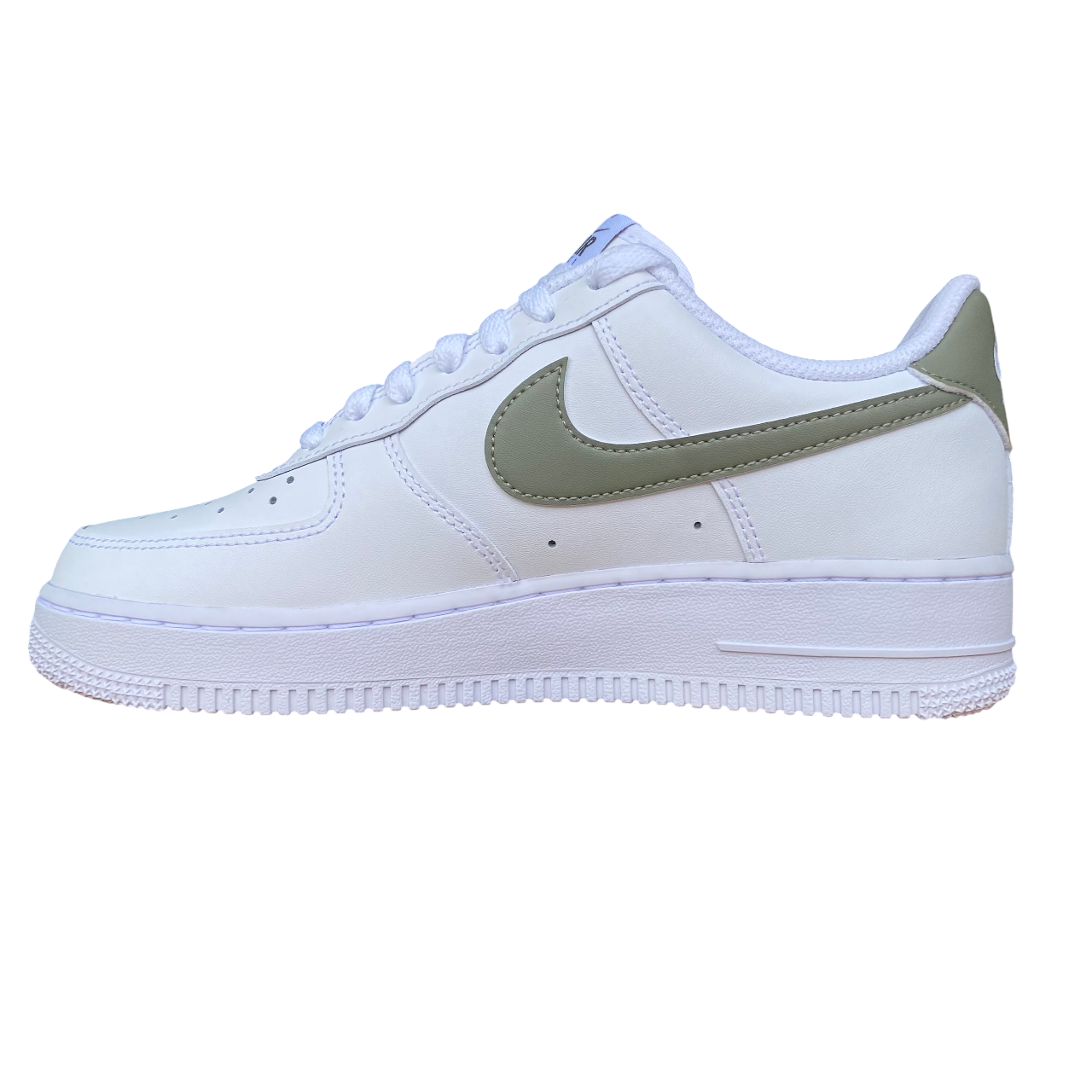Nike FJ4146-116 Air Force 1 '07 Bianco-Verde - Sneakers Uomo Iconiche