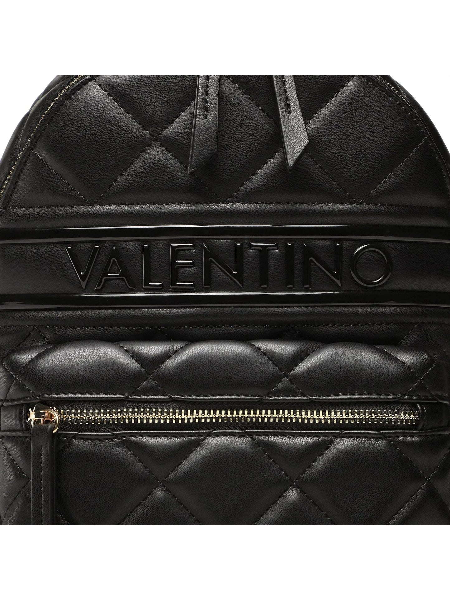 VALENTINO BAGS Zaino Donna Nero Trapuntato con Dettagli a Contrasto