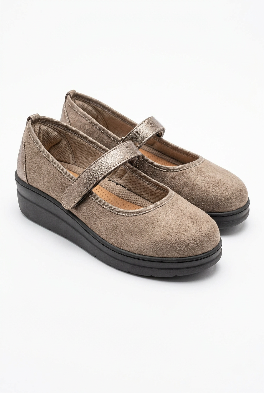 Verona Comfort Relax taupe su sfondo bianco