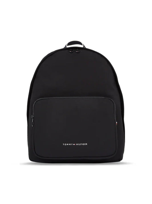 TOMMY HILFIGER Zaino Uomo Nero con Porta Laptop