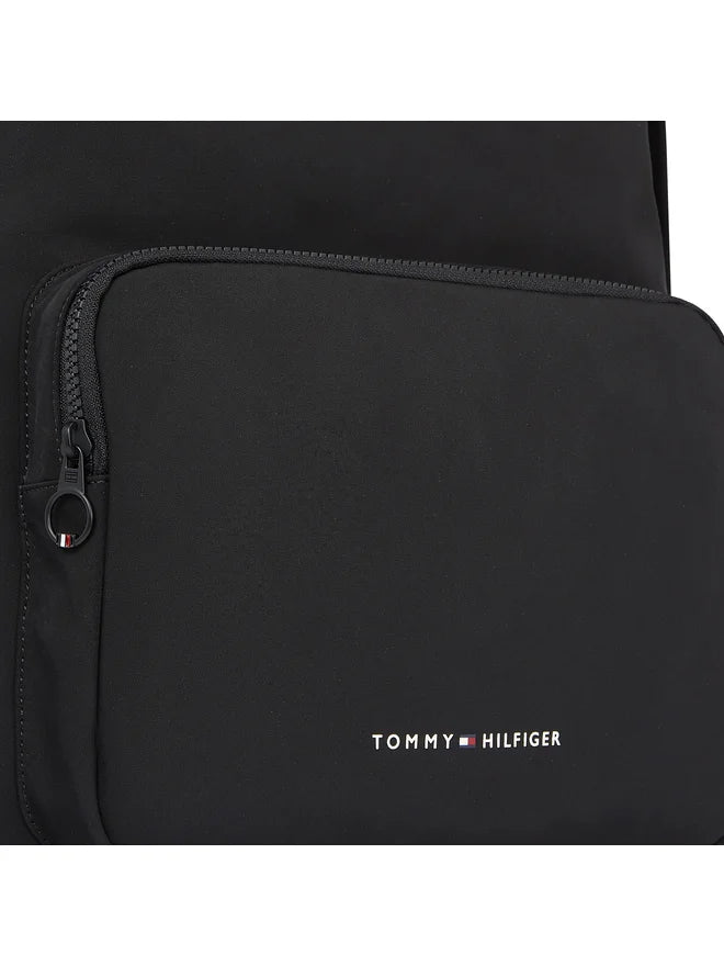 TOMMY HILFIGER Zaino Uomo Nero con Porta Laptop